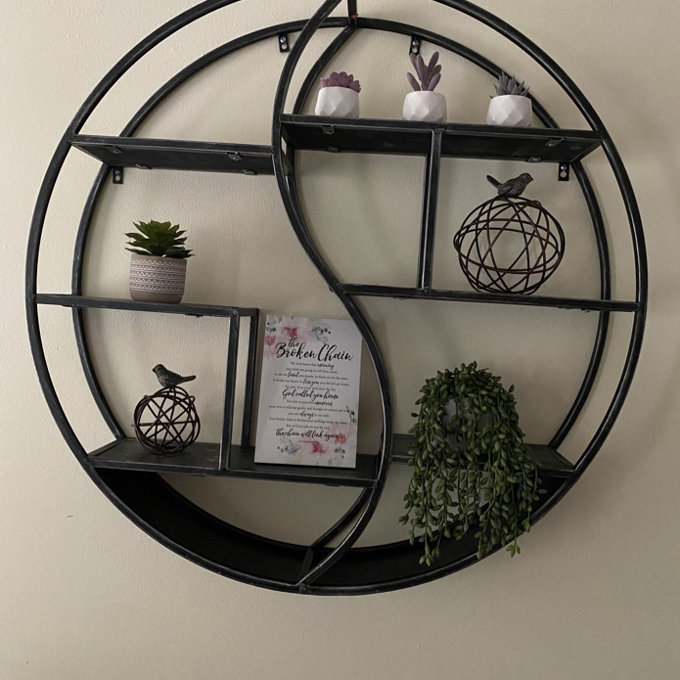 17 Stories 8 Piece Circle Accent Shelf & Reviews | Wayfair